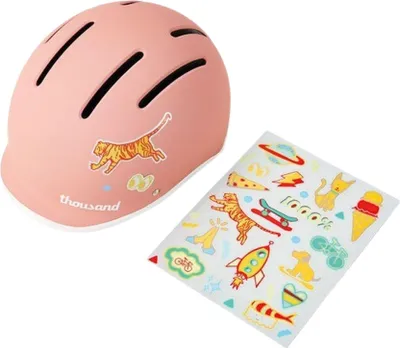 Immagine prodotto di Casco da bicicletta per bambini Thousand JR Power Pink XS 49-53 cm - Calotta rigida in ABS con EPS...