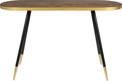 Produktbild von Housecraft Living Denise Konsolentisch/Wandtisch 121x91 cm Holz Braun/ Gold