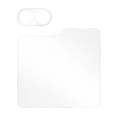 Produktbild von 9H Glas Frontdisplayfolie + Kamerafolie für Galaxy Z Flip5 Imak Transparent