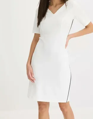 Produktbild von Damen elegantes Kleid Bonprix weiß Größe: M