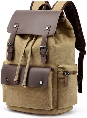 Produktbild von Vintage Herrenrucksack für 13" Laptop-Rucksack.