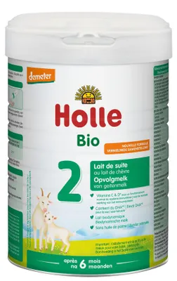 MLEKO KOZIE 2 NASTĘPNE DLA NIEMOWLĄT PO 6 MIESIĄCU DEMETER BIO 800 g - HOLLE