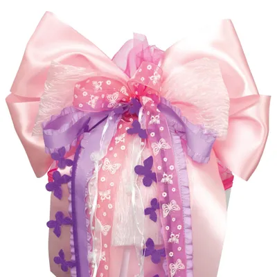 Produktbild von ROTH XXL-Schultütenschleife "Fluffy Butterfly" rosa/lila