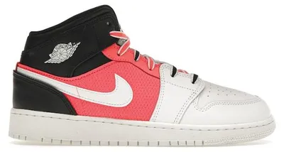 Produktbild von Jordan 1 Mid SE White Black Infrared (GS) - EU 38.5