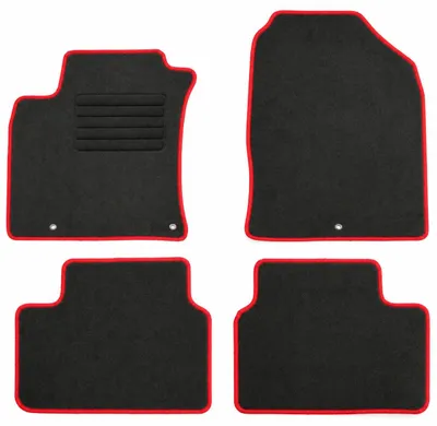Produktbild von Fußmatten-Set für Hyundai i30 Schrägheck + Kombi, 01/2017-, 4-teilig, Schwarz