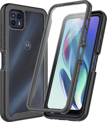 A phone case is shown with a phone inside it.