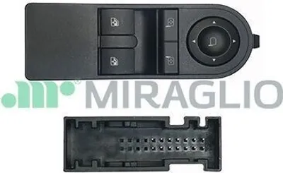 Produktbild von MIRAGLIO 121/OPB76002 Fensterheberschalter für OPEL Astra H Caravan (A04) Vorne Links Fensterheber Schalter