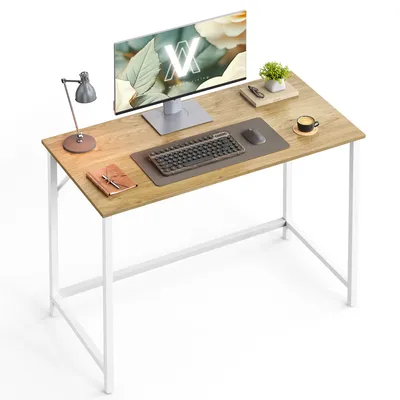 Obrázek produktu pro Psací stůl VASAGLE počítačový stůl 100x50x76cm úzký kancelářský stůl přírodní dubová barva