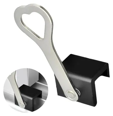 Produktbild von 5 Stück Schiebefenster Schloss mit Schlüssel, verstellbarer Fensterbegrenzer aus Aluminiumlegierung für Schiebetüren & Fenster