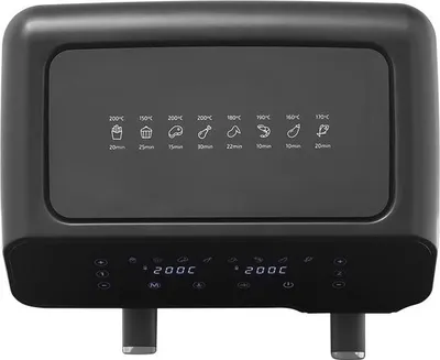 Produktbild von Zelmer ZAF9000 Heißluftfritteuse 5 5 l + 3 5 l 2700 W schwarz