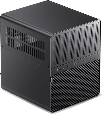 Produktbild von Jonsbo N3, Mini Tower, PC, Schwarz, ITX, Aluminium, Stahl, 13 cm