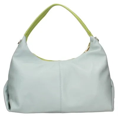 Zdjęcie produktu dla Damska Torba na Ramię ze Skóry Naturalnej Dollaro Kogniak Regulowany Pasek Cognac and Beige UNICA 45x30x16 cm