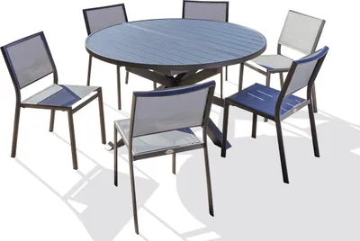 Produktbild von 6-Sitzer-Garten-Essgruppe, Aluminium