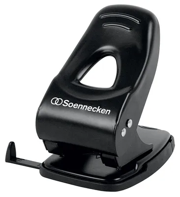 Produktbild von Soennecken 3280, 60 Blätter, Schwarz, Schwarz, Metall, 5,5 mm, 190 mm
