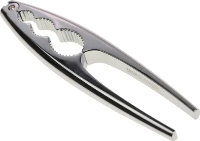 Produktbild von Fackelmann Nussknacker, hochwertiger Nuss-Knacker, robuster Zinkdruckguss mit sehr guter Kraftübertragung (Farbe: Silber)