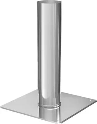 Produktbild von Schornsteinkopf Verlängerung Kaminerhöhung einwandig, Edelstahl Länge 500 mm 150 mm