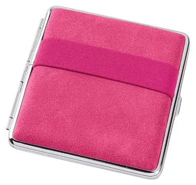 Produktbild von Zigarettenetui Pink – Mit Gummihalterung innen & außen für 20 Stück