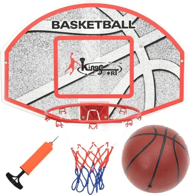 Produktbild von 5-tlg. Basketball-Set zur Wandmontage 66x44,5 cm