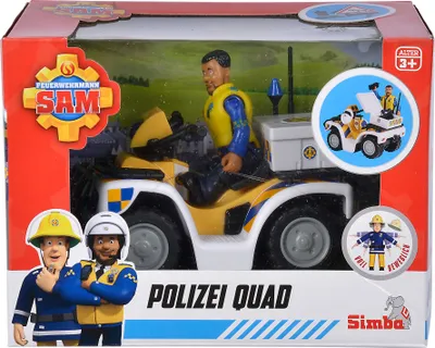 Produktbild von Simba Polizei-Quad mit Malcolm-Figur 9251093