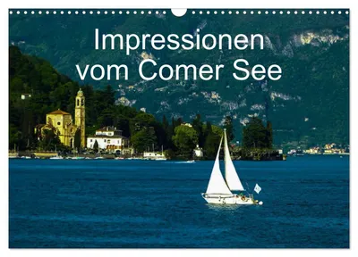Produktbild von Impressionen vom Comer See (Wandkalender 2027 DIN A3 quer), CALVENDO Monatskalender