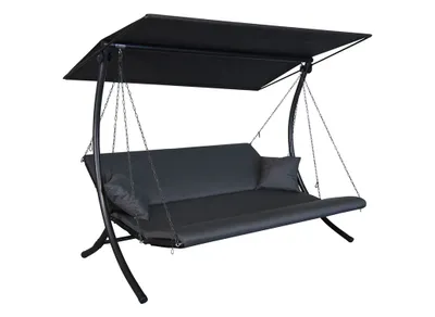 Produktbild von Hollywoodschaukel Swing 3-Sitzer Zip anthrazit