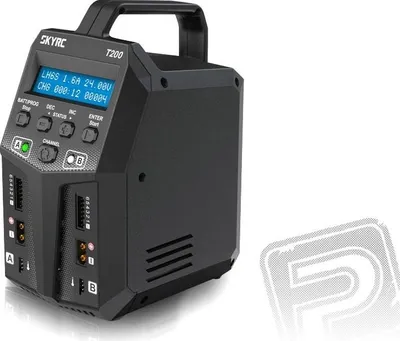 Produktbild von SkyRC T200, Lithium-Eisen-Phosphat (LiFePO4), Lithium Polymer (LiPo), Lithium-Ion (Li-Ion), Nickel-Cadmium..., Überhitzung