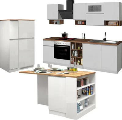 Immagine prodotto di Armend - Cucina, Bianco Lucido, Modulabile, Elettrodomestici non inclusi,  Italy