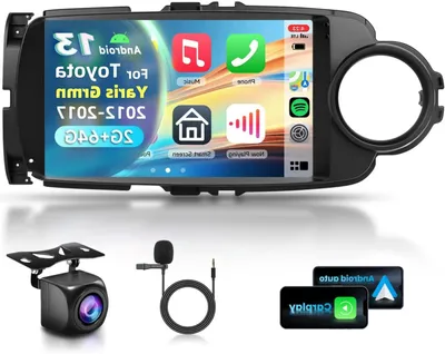 Immagine prodotto di Autoradio Android – Sistema multimediale – Radio con navigatore – Autoradio touchscreen – Toyota Yaris 2012-2017