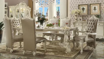 Produktbild von Esstisch Tisch Gruppe Esszimmer Wohnzimmer Garnitur Holz Design Tische Barock