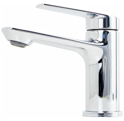 Produktbild von Avapax | Waschtischarmatur Stehend Trixan - Chrom Glänzend - Messing - Ergonomischer Hebel - Klassisches Design