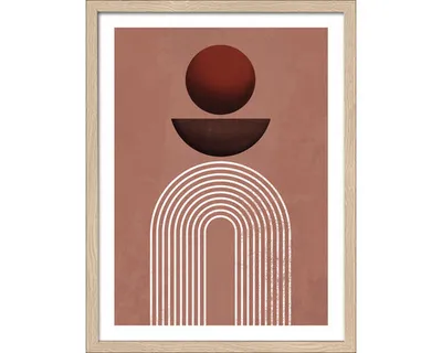 Produktbild von Gerahmtes Bild Shapes Of The Earth I 33x43 cm