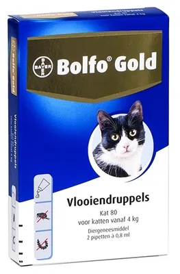 Immagine prodotto di Bolfo Gold Gocce antipulci per gatti