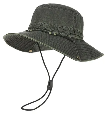 Produktbild von Fischerhut im Retro-Stil, Western-Cowboyhut, größenverstellbar, wasserdicht, schnelltrocknend, Sonnenschutz für den Außenbereich