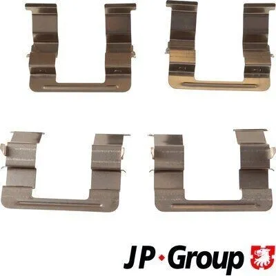 Produktbild von JP GROUP 3864003110 Zubehörsatz Scheibenbremsbelag Vorne für MAZDA 6 Station Wagon (GY) 6 (GG) 6 Hatchback (GG)