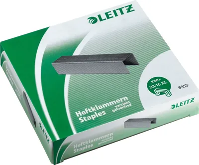 Image de Cassette d'agrafes pour agrafeuse Leitz VE=20x1000 pièces