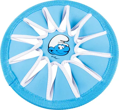 Image de Duvo+ Frisbee "Les Schtroumpfs" Heftischschumpf bleu