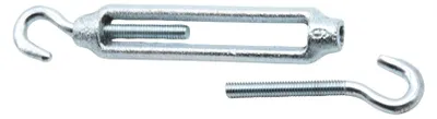 Produktbild von M8 verzinkte Stahlhaken – 6er-Pack – Seilspanner