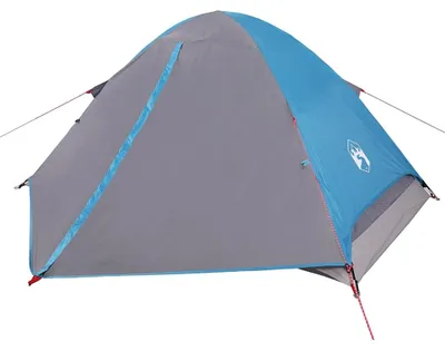 Produktbild von vidaXL Kuppel-Campingzelt 4 Personen Blau Wasserdicht