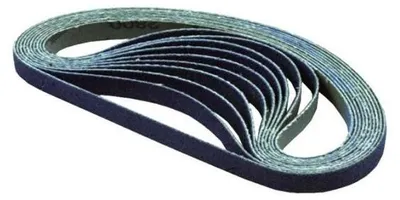 Produktbild von Schleifbänder für Druckluft-Bandschleifer, 10 × 330 mm, Körnung 60, 10 Stück