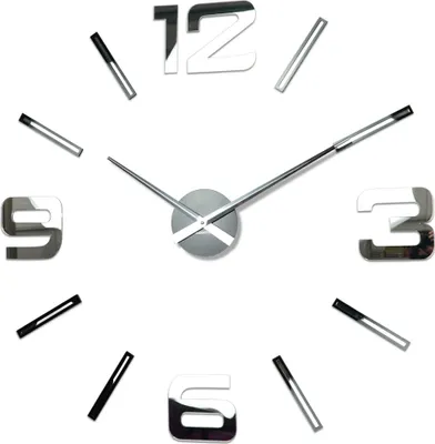 Produktbild von Große Wanduhr XXL Acryl & Spiegel 100-130cm