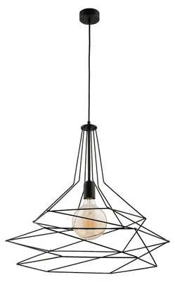 Obrázek produktu pro Závěsné svítidlo ORO, černé, 1xE27x40W, kov, rozměry: 90x56x56 cm, IP20, Jupiter