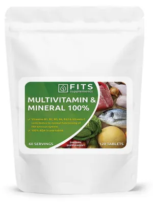 Immagine prodotto di Multivitaminico e minerali 100% - 120 compresse
