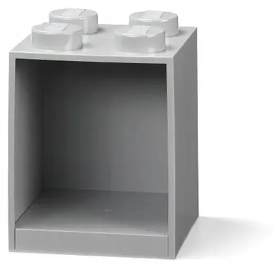 Produktbild von LEGO Brick 4 Room Copenhagen wall shelf, light grey
