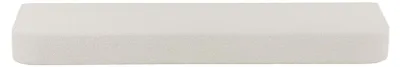 Image de Étagère murale FURNLUX Pierre Blanche 100 cm / Couleur principale : blanc / Dimensions : 100 x 8 x 29 cm