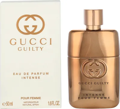 Produktbild von Gucci Guilty Intense Pour Femme, Frauen, 50 ml, Nicht nachfüllbare Flasche, Spray, ALCOHOL DENAT., PARFUM/FRAGRANCE, AQUA/WATER/EAU, BENZYL SALICYLATE, LIMONENE, ALPHA-ISOMETHYL...