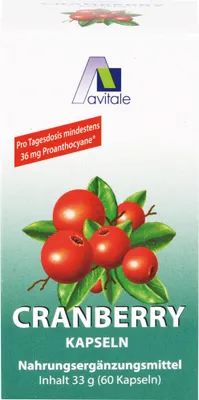Image de Avitale gélules de cranberry 400mg, 60 gélules