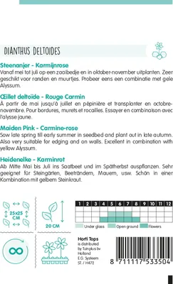 Produktbild von Heidenelke Karminrot | Nelkensamen von Hortitops