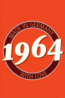 Image de Affiche d'anniversaire - Affiche - 1964 - Fabriquée en Allemagne