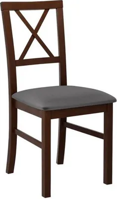 Produktbild von MIRJAN24 Stuhl Milano IV, Esszimmerstuhl aus Buchenholz, 43x40x93 cm (Holzfarbe: Nuss, Stofffarbe: Kronos 22)