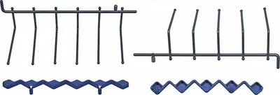 Produktbild von NEU 2x Korbeinsatz Oberkorb Spülmaschine Bosch Siemens Balay 00489466